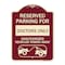 Signmission Reserved Parking for Doctors Unauthorized Vehicles Towed Away Alum Sign, 24" x 18", BU-1824-23116 A-DES-BU-1824-23116 - alternate 1